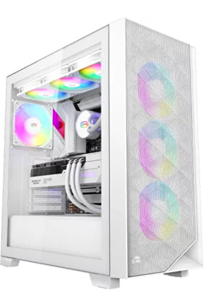 PCCOOLER Carcasa C3D510 ARGB WH Middle Tower Alb sursa White