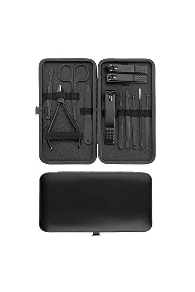 Choice3 مجموعة مقص أظافر مكونة من 12 قطعة، مع حافظة، ومقص أظافر قطري، وأدوات ...