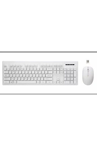 Rebeltec Set tastatură și mouse wireless WhiteRun (Alb)