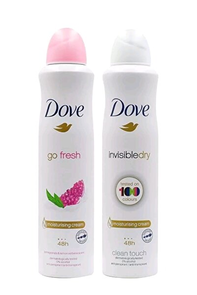 Dove (Dove) Dove Deodorant Antiperspirant Spray Mix, Rodie, Invisible Dry, 2 ...