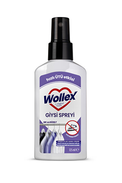 WOLLEX Giysi Spreyi Lilyum | Hızlı Ütü Etkili & Kalıcı Ferahlık