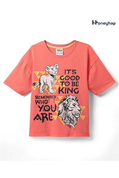 Honeyhap تي شيرت ديزني من جيرسيه أحادي كبير الحجم بأكمام قصيرة وأكتاف منسدلة ...