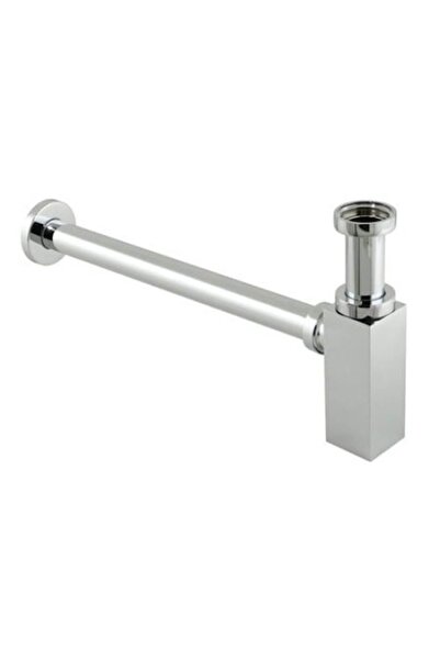 Spis Design Sink drain system, square, G1 1/4, stainless steel, chrome