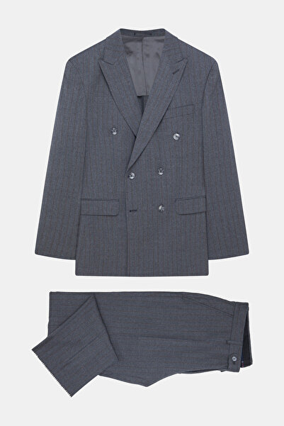 W Collection GRİ KRUVAZE REGULAR FIT TAKIM ELBİSE