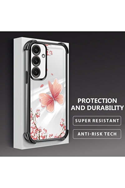 Hontinga حافظة هاتف شفافة من السيليكون الناعم متوافقة مع هاتف سامسونج جالاكسي...