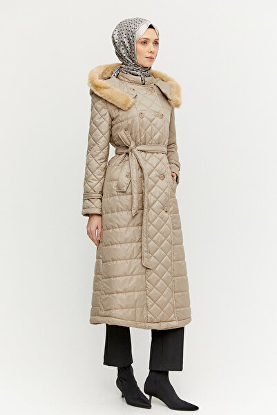 Setrms Kuşaklı Seyyar Kapüşonlu Şişme Kaban