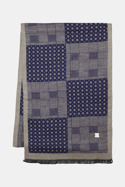 W Collection KARE ve ÇİÇEK DESENLİ KAŞKOL