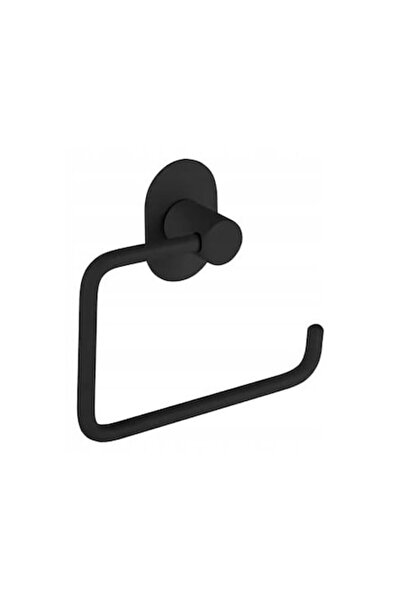 Laveo ALM 720S Κρεμάστρα χαρτιού υγείας, μαύρο ματ ατσάλι, αυτοκόλλητη ή βιδω...