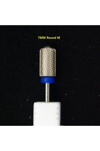 choice2 6.6 مم مستدير M جديد فضي! جودة 6.6 مم كبير مستدير أعلى البرميل الأصلي من كربيد التنجستن الصلب مانيكير