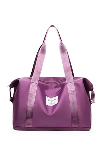 HALAMODO Fashionable One-Shoulder Oxford Large Capacity Messenger Bag Purple