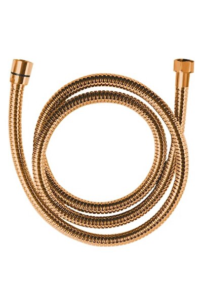 Laveo Extendable shower hose, CRA 84PD, 150/180 cm, anti-twist, Steel, Rose Gold