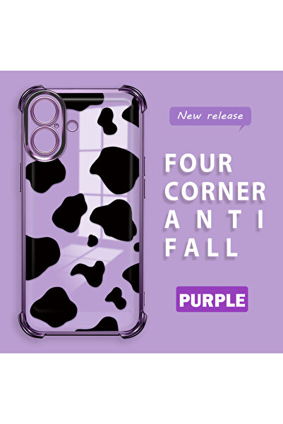 Hontinga حافظة متوافقة مع هاتف iPhone 16، حافظة هاتف من السيليكون الشفاف بنمط...