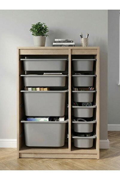 Pratico Cosmo XS 10 Sepetli Çok Amaçlı Ofis Dolabı Gri