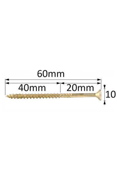 Mag-Krak Surub Dulgherie Cap Inecat 5x60 - 200buc/cutie