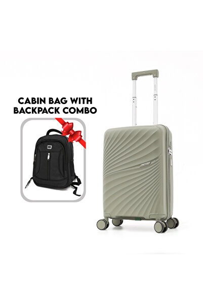 AMERICAN FLYER حقيبة تrolley مع حقيبة ظهر Melife