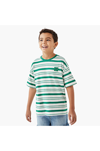 Juniors تي شيرت بأكمام قصيرة مطبوع عليه اليوم الوطني للمملكة العربية السعودية