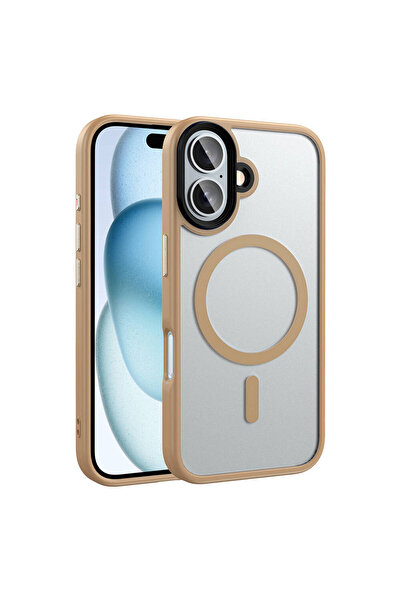 UnDePlus غطاء خلفي متوافق مع Magsafe لهاتف Apple iPhone 16 Plus مع حماية للحواف غير لامعة