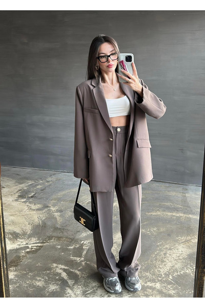 My Blog Mink Cosmopolitan Jacket-Pants Set-9418