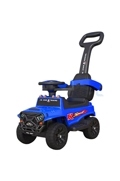 My modern game سيارة لعبة ركوب دفع للأطفال مع مقبض دفع ودعم ظهر، موسيقى وإضاء...