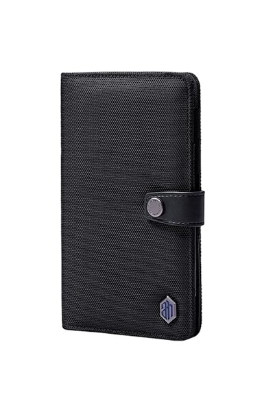 Arctic Hunter QB0010BK Men's Slim Minimalist Microfiber Wallet - Black