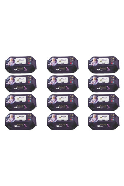 Babysoft Σετ υγρών μαντηλιών MERT Supersoft, 12 x 120 τεμάχια