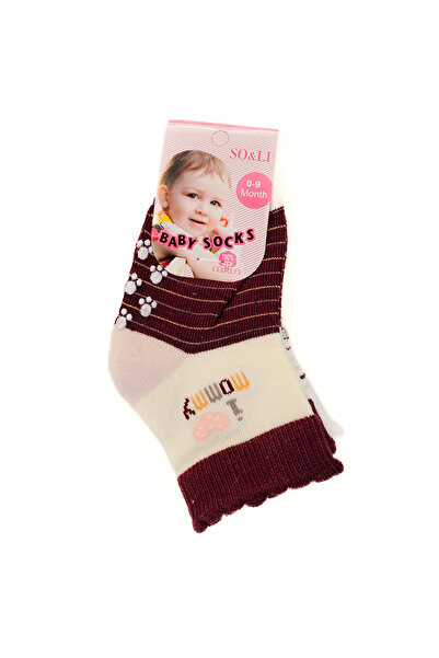 Baby So/Li Комплект от 2 чифта неплъзгащи се чорапи