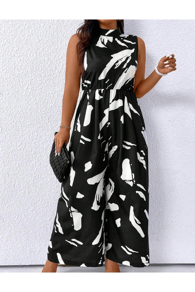 Sheya Shein Curve+ long jumpsuit, black