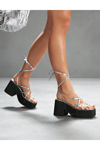 Sheya Shein CUCCOO platform sandals, silver