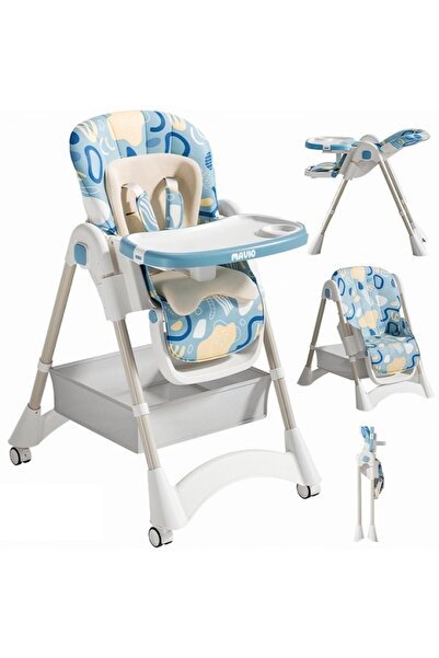 mavio Scaun de Masa 3 in 1 pentru Bebelusi si Copii, Model OMNY, 6-36 luni, Inaltime Reglabila
