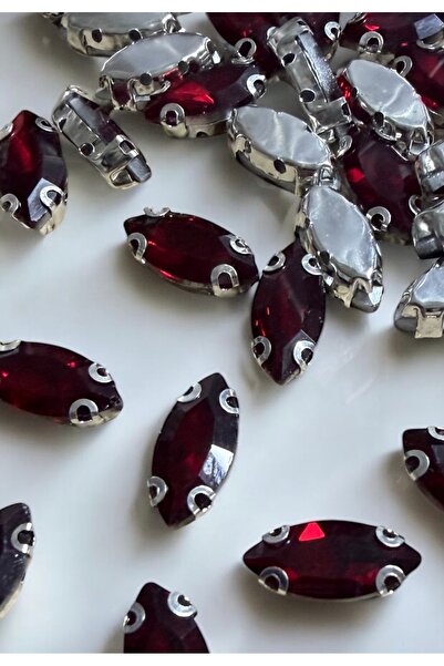 PIRILTISHOP Bordo Mekik Taş(7-15cm) Dikilebilir Parlak Taş 50adet