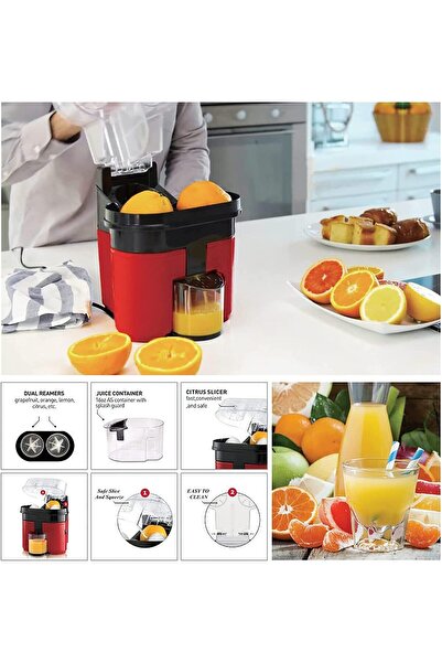 Miskat Trading Electric Twin Citrus Juicer - Professional Orange & Lemon Sque...