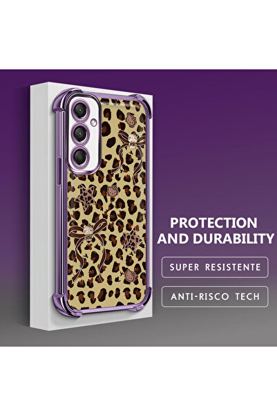 Hontinga حافظة هاتف شفافة من السيليكون الناعم متوافقة مع سامسونج جالاكسي A24 ...