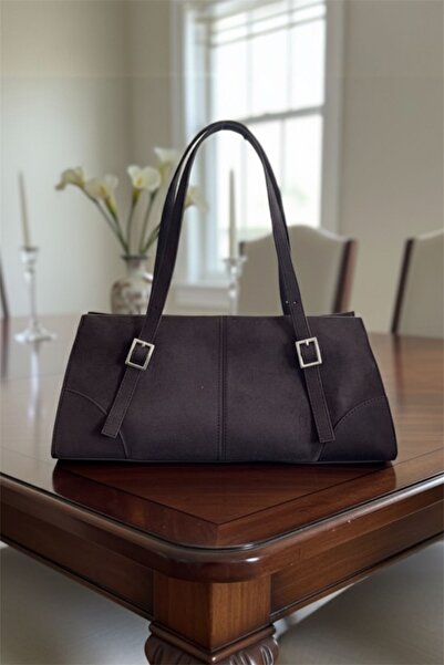 Stilgo Kadın Süet Omuz Çantası