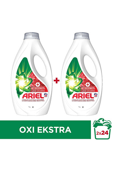 Ariel Oxi Extra Leke Çıkarma Sıvı Çamaşır Deterjanı 24 x2