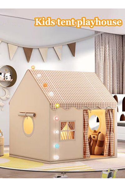 Generic Children's Play Tent House, Indoor Kids Tent, Dollhouse Tent, Castle Playhouse Tent