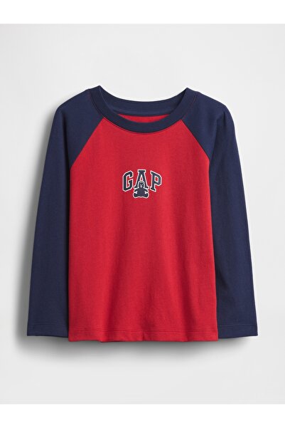 GAP Erkek Bebek Kırmızı Logo T-Shirt