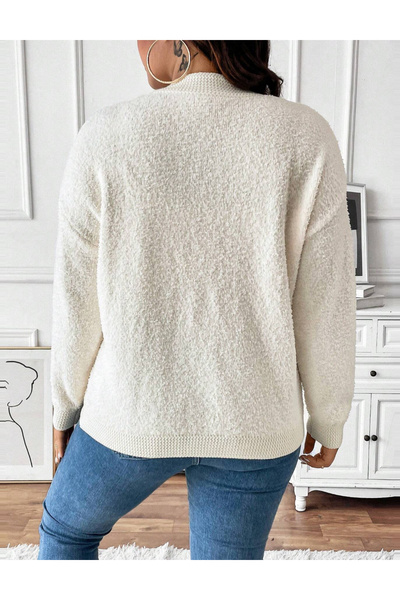 Sheya Shein Curve+ cardigan, cream