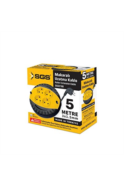SGS MİNİ UZATMA KABLO 3*1*5 MT CCA