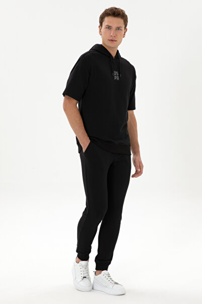 U.S. Polo Assn. Men's Black Sweatpants 50324790-Vr046