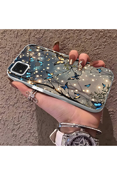 Hontinga حافظة هاتف متوافقة مع هاتف Xiaomi Poco C31، جميلة على شكل فراشة، مضا...