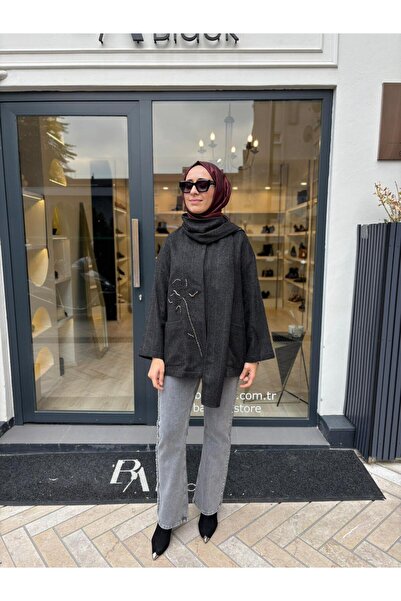 Venöve 26FWKBN0002 Martin Kadın Kaban Antrasit