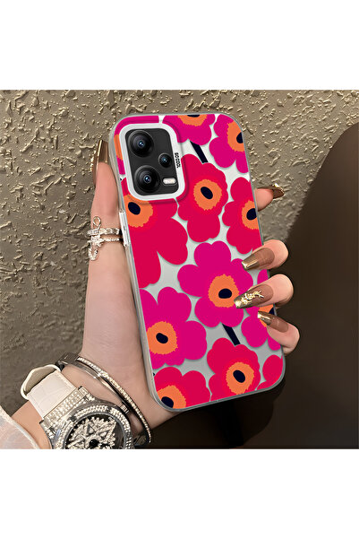 Hontinga حافظة متوافقة مع هاتف Xiaomi Poco X5 5G، حافظة هاتف ملونة على شكل زه...