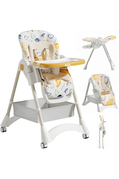 mavio 3-in-1 Dining Chair for Babies and Children, Model OMNY, 6-36 months, Adjustable Height