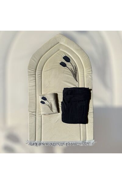 prayer mat1 طقم سجادة صلاه معا الشرشف