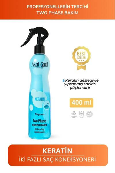 Akat Gardi Çift Fazlı Keratin İçerikli Fön Suyu 400Ml