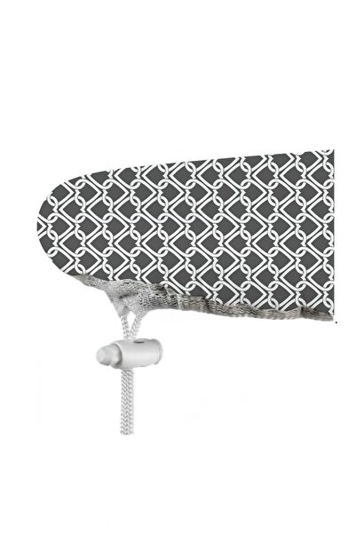 GERCELLA LOTUS GREY 45X120 (XS SİZE) IRONING BOARD COVER ÜTÜ MASASI KILIFI ÖRTÜSÜ BEZİ YEDEK PARÇA