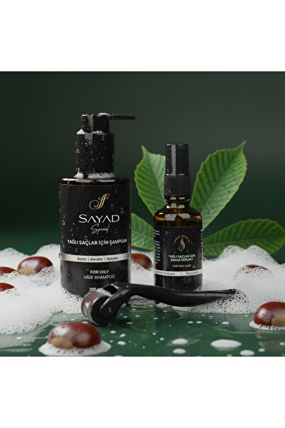 SAYAD SERTKAYA Sayad Special Yağlı Saç Bakım Seti - 1 Aylık Başlangıç Protokolü