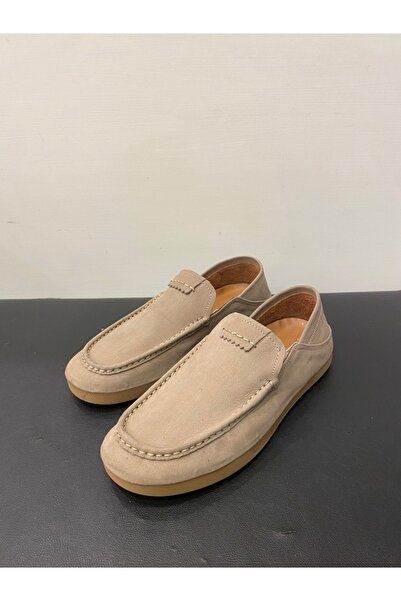 Özay حذاء رجالي كاجوال من الجلد الطبيعي من نوع نوبوك