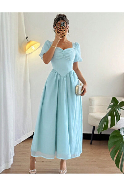 Sheya Shein maxi dress, blue