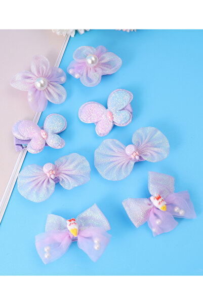 Mark & Mia مشابك شعر على شكل فيونكة وزهور وفراشة، تصميم جذاب، متينة، مناسبة ل...